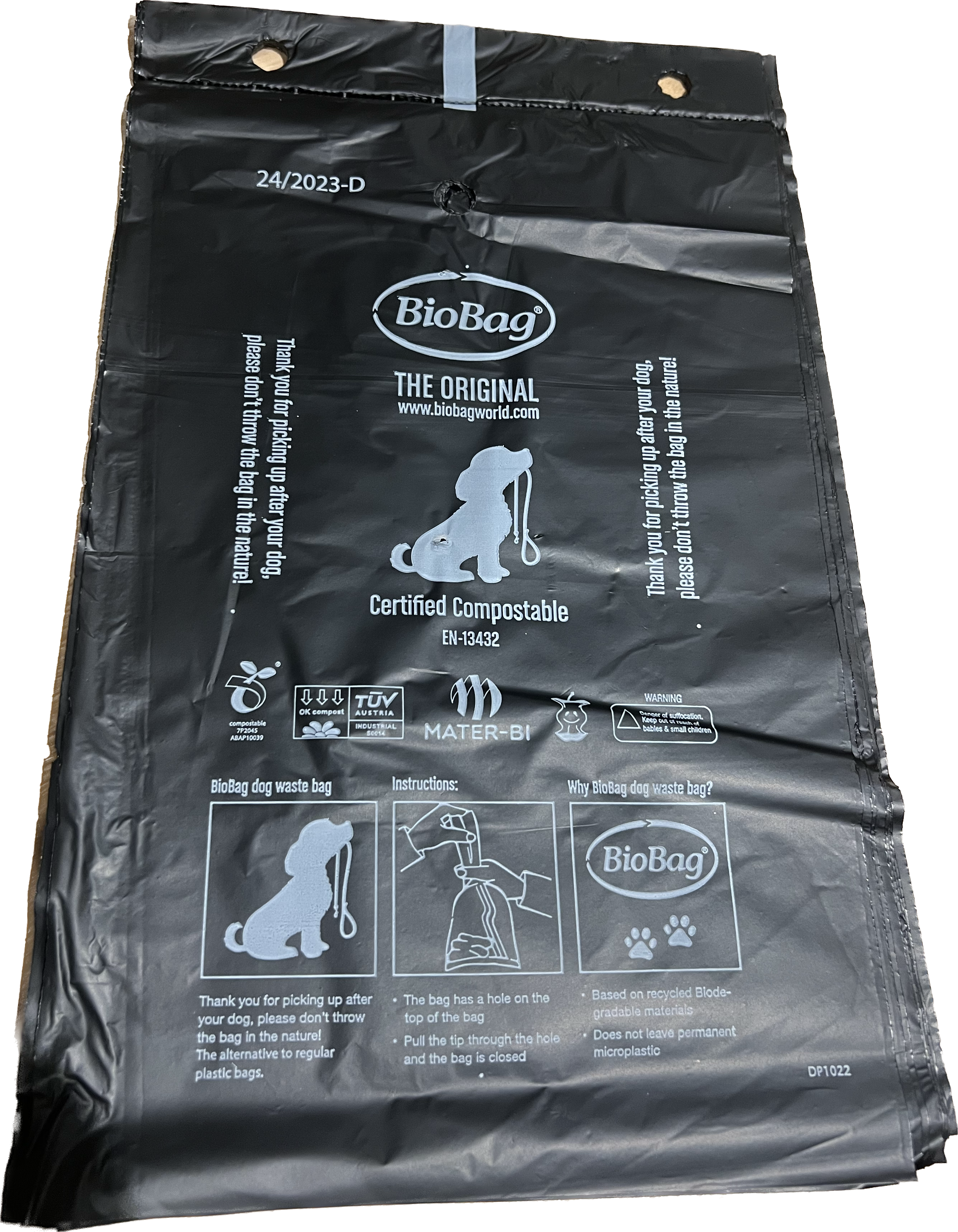 Kompostovatelné sáčky na psí exkrementy BioBag